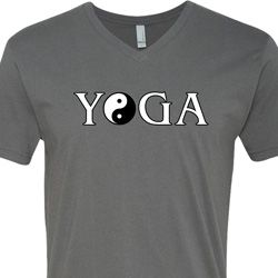 Yin Yang Yoga Text V-neck Yin Yang Yoga Text V-neck
