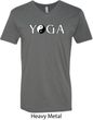 Yin Yang Yoga Text V-neck