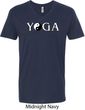Yin Yang Yoga Text V-neck