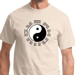 Ying Yang Trigrams Mens Yoga Shirts