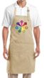 Yoga Apron 7 Chakra Circle Full Length Apron with Pockets