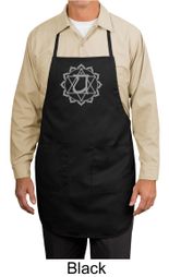 Yoga Apron Anahata Heart Chakra - Apron with 3 pockets