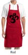 Yoga Apron Black Distressed OM Full Length Apron with Pockets