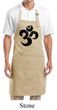 Yoga Apron Black Distressed OM Full Length Apron with Pockets