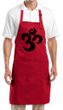 Yoga Apron Black Distressed OM Full Length Apron with Pockets