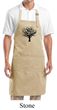 Yoga Apron Black Tree of Life Full Length Apron with Pockets