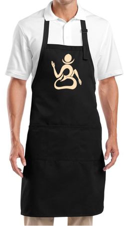 Yoga Apron Body OM Full Length Apron with Pockets