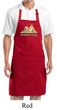 Yoga Apron Downward Human Full Length Apron with Pockets