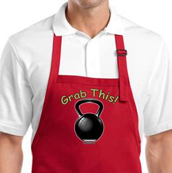 Apron Grab This Kettle Bell Full Length Apron with Pockets