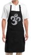 Yoga Apron Grey Distressed OM Full Apron with Pockets