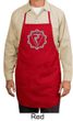 Yoga Apron Manipura Chakra Meditation Full Length Apron with Pockets