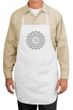 Yoga Apron Sahasrara Chakra Meditation Full Length Apron with Pockets