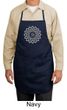 Yoga Apron Sahasrara Chakra Meditation Full Length Apron with Pockets