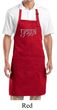 Yoga Apron Sanskrit Yoga Text Full Length Apron with Pockets