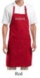 Yoga Apron Warrior Text Full Length Apron with Pockets