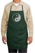Yoga Apron Yin Yang Big Print Full Length Apron with Pockets