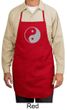 Yoga Apron Yin Yang Big Print Full Length Apron with Pockets