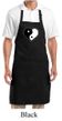 Yoga Apron Yin Yang Heart Full Length Apron with Pockets