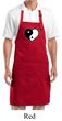 Yoga Apron Yin Yang Heart Full Length Apron with Pockets