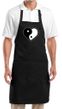 Yoga Apron Yin Yang Heart Full Length Apron with Pockets