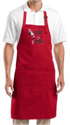 Yoga Apron Yoga Now Wine Later Full Length Apron with Pockets