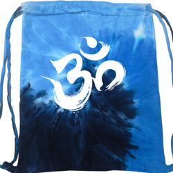 Yoga Bag Brushstroke Aum Tie Dye Bag