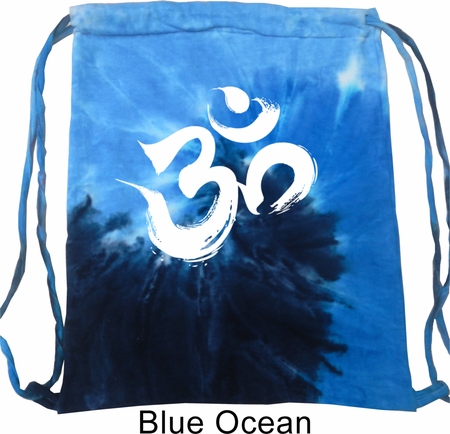 Yoga Bag Brushstroke Aum Tie Dye Bag