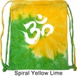 Yoga Bag Brushstroke Aum Tie Dye Bag