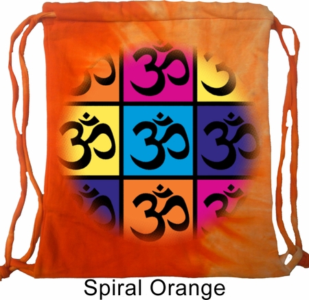 Yoga Bag Pop Art Om Tie Dye Bag