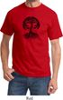 Yoga Black Celtic Tree Adult Shirt