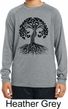 Yoga Black Celtic Tree Kids Dry Wicking Long Sleeve Shirt