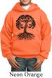 Yoga Black Celtic Tree Kids Hoodie