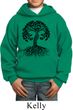 Yoga Black Celtic Tree Kids Hoodie