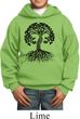 Yoga Black Celtic Tree Kids Hoodie