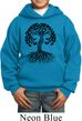 Yoga Black Celtic Tree Kids Hoodie