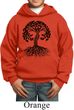 Yoga Black Celtic Tree Kids Hoodie
