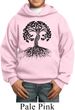 Yoga Black Celtic Tree Kids Hoodie