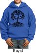 Yoga Black Celtic Tree Kids Hoodie
