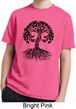 Yoga Black Celtic Tree Kids Moisture Wicking Shirt