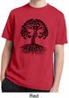 Yoga Black Celtic Tree Kids Moisture Wicking Shirt