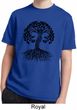 Yoga Black Celtic Tree Kids Moisture Wicking Shirt