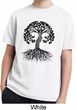 Yoga Black Celtic Tree Kids Moisture Wicking Shirt