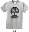 Yoga Black Celtic Tree Kids Shirt