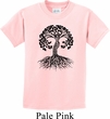 Yoga Black Celtic Tree Kids Shirt