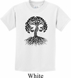 Yoga Black Celtic Tree Kids Shirt
