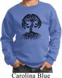 Yoga Black Celtic Tree Kids Sweatshirt
