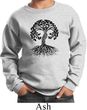 Yoga Black Celtic Tree Kids Sweatshirt