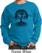 Yoga Black Celtic Tree Kids Sweatshirt