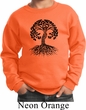 Yoga Black Celtic Tree Kids Sweatshirt