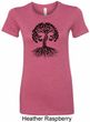 Yoga Black Celtic Tree Ladies Longer Length Shirt